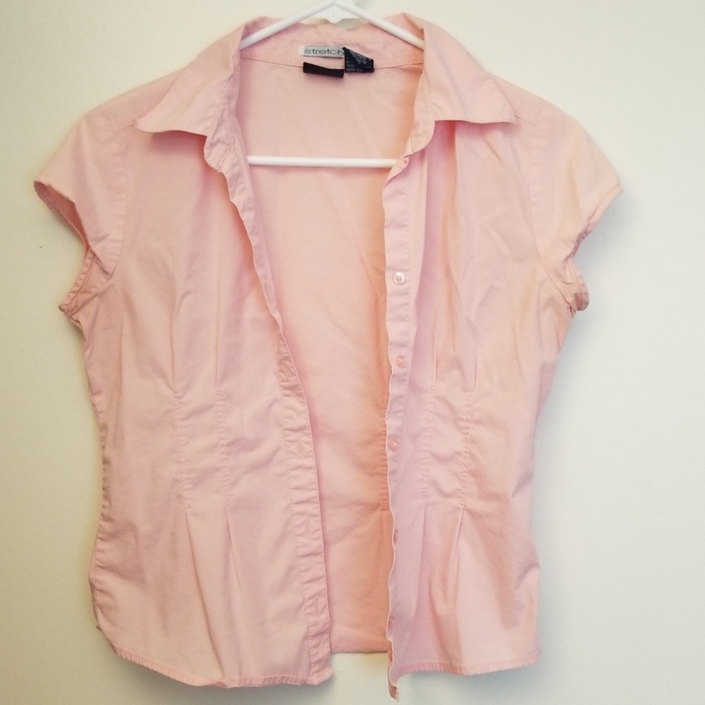 Junior's collared short sleeve button up